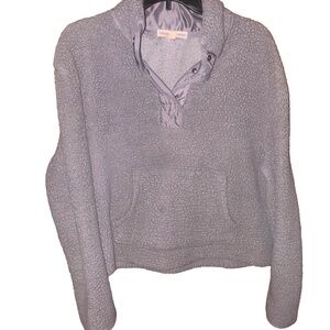 Wallflower Soft Gray Cowl Neck Sweater